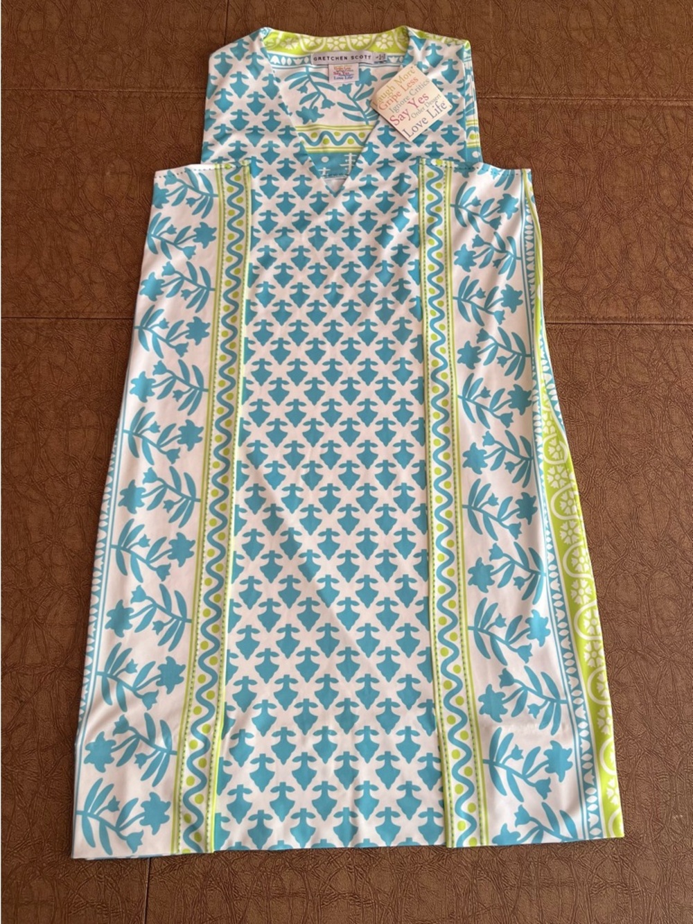 NWT  Gretchen Scott Designs  Women's size Large, sleeveless  dress